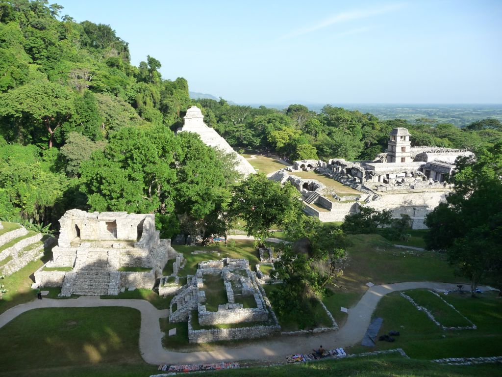 Palenque (Chiapas), Palast und der Tempel der Inschriften