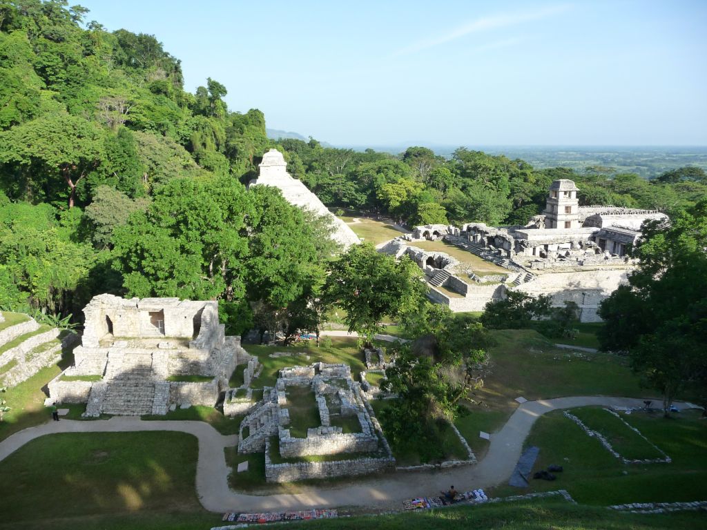 Palenque Hohe Ca 150 Meter Mexiko Lindo Y Querido