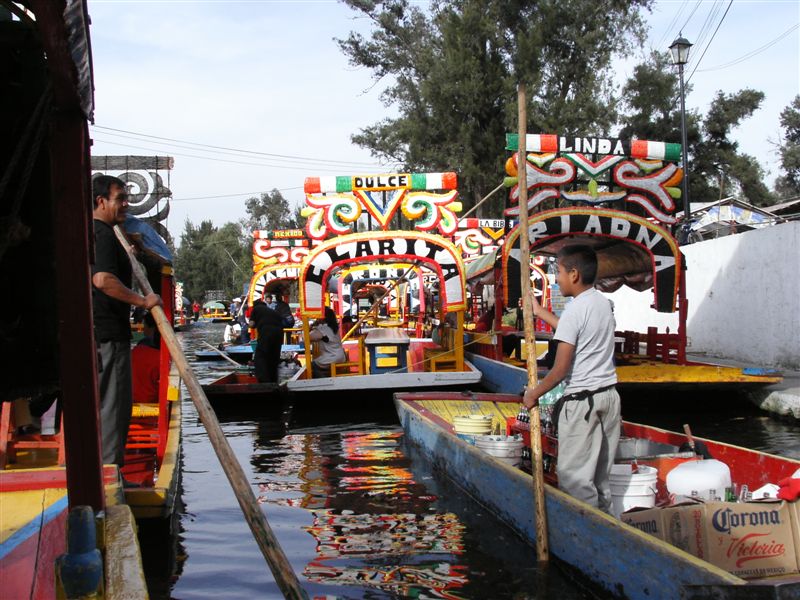 Album Xochimilco die Schwimmende Gärten Mexiko Lindo y Querido
